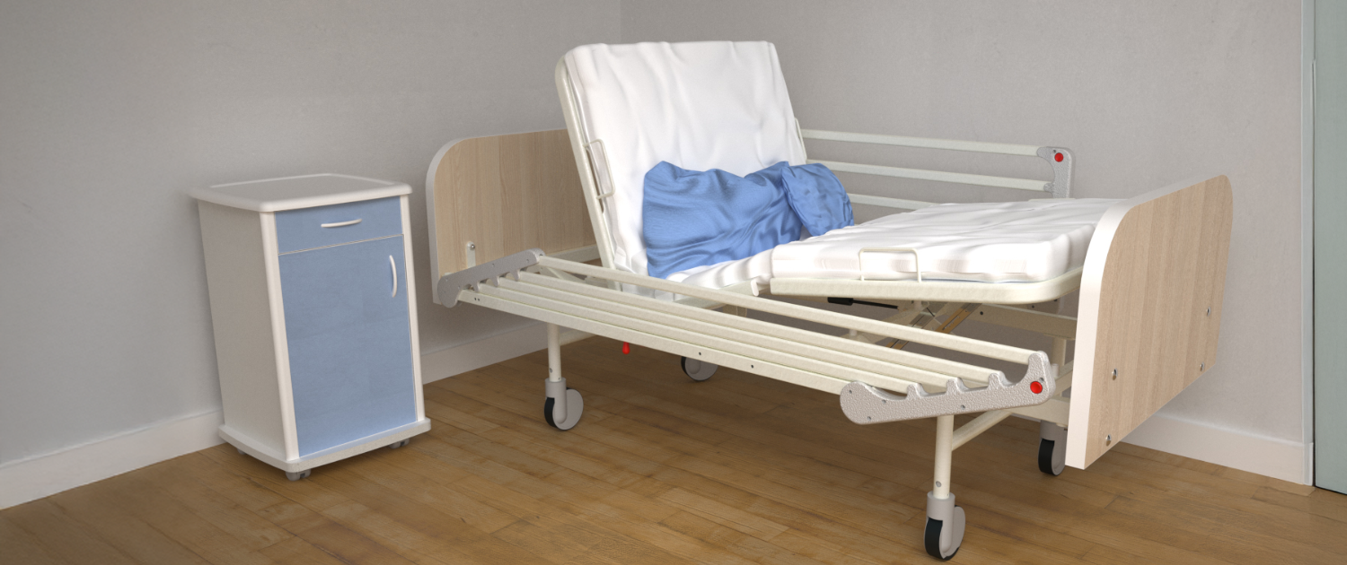 HF312 Fixed-Height Bed – Bedroom Setting